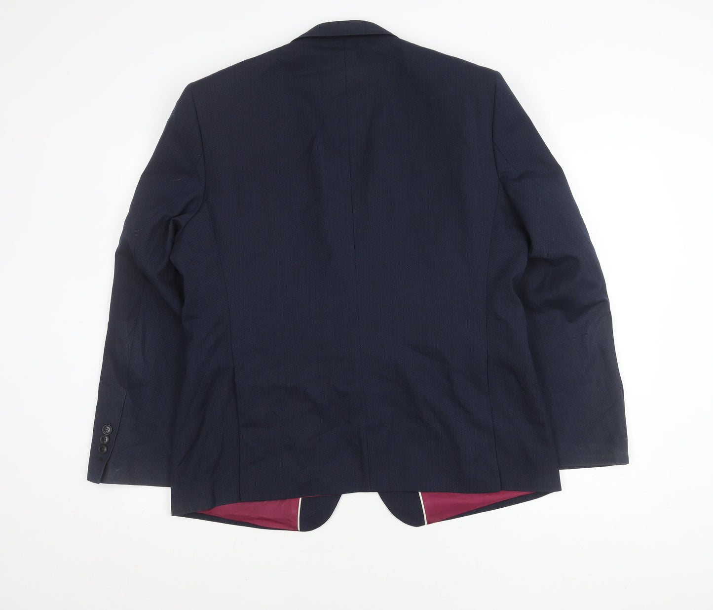 Marks and Spencer Men's Blue Blazer, 44, Single-Breasted