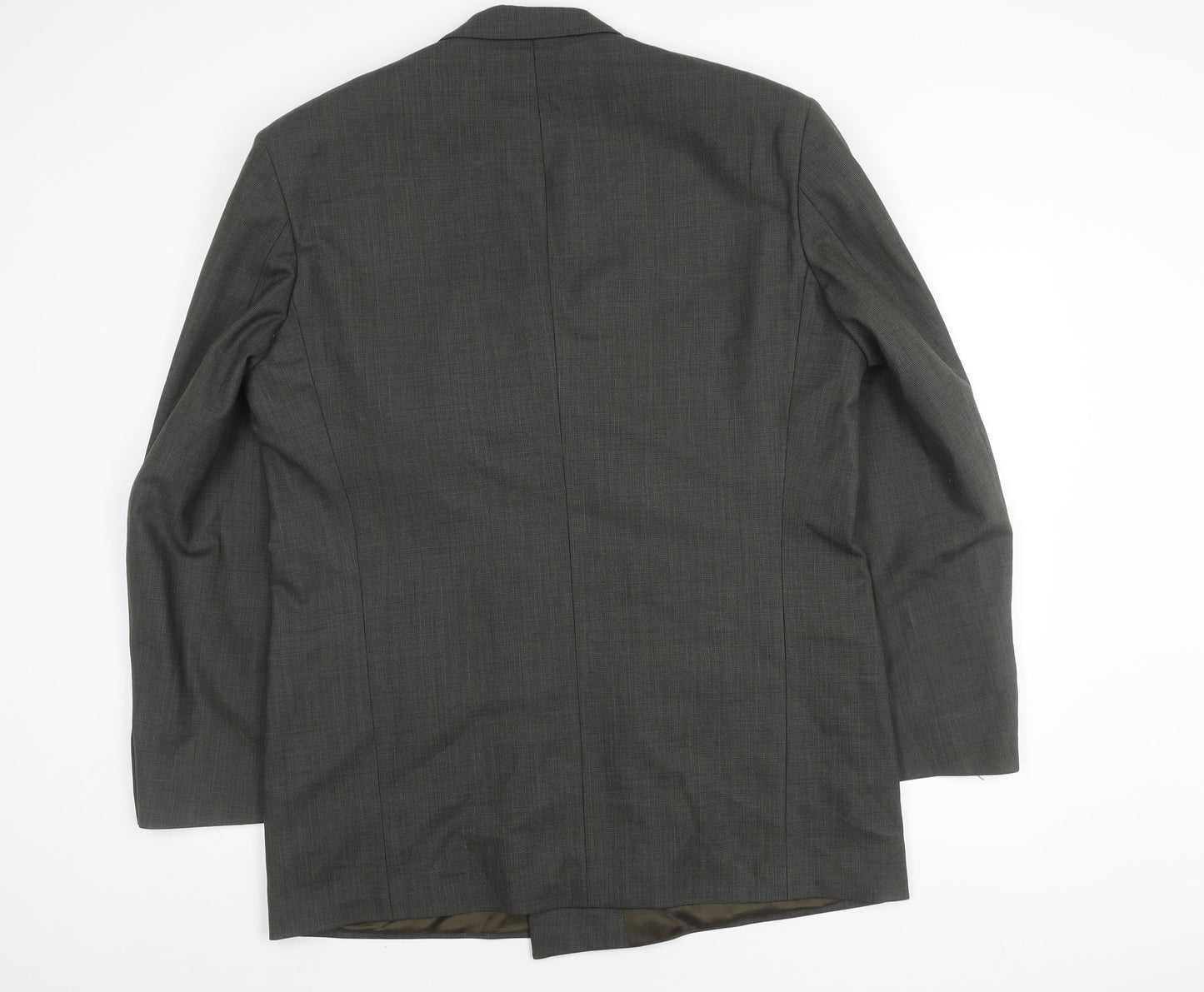 Marks and Spencer Men's Green 44 Long Wool Blazer