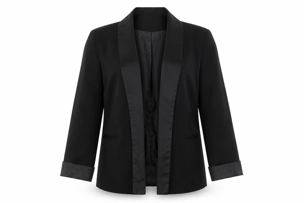 Miss Selfridge Women's Black Blazer Size 10 - Lined, Shawl Lapel
