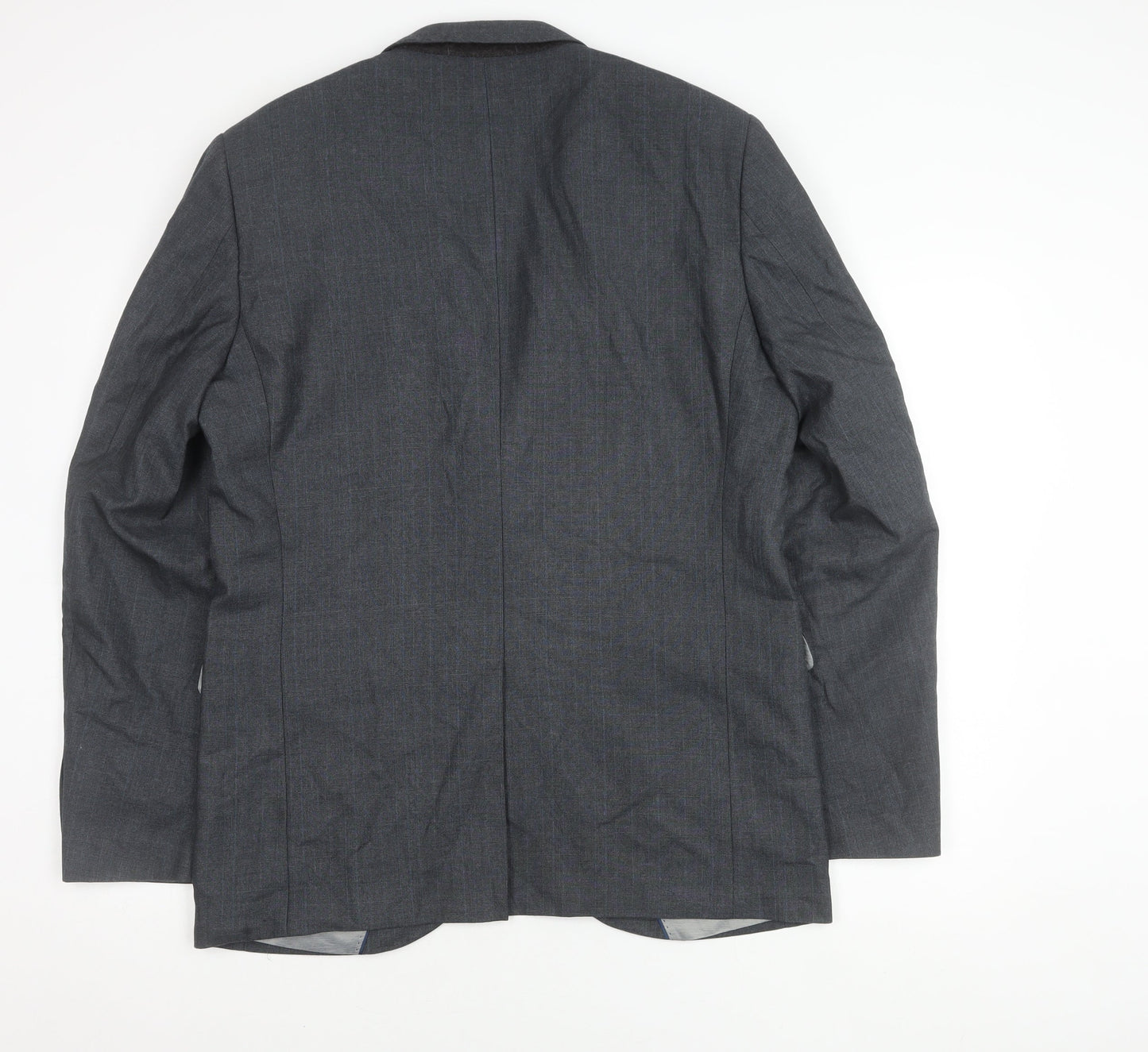Next Men's Grey Regular Fit Blazer 42L