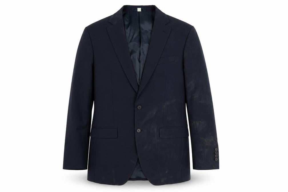 Marks & Spencer Men's Blue XL Blazer, Polyester Blend