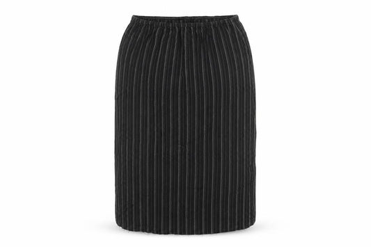 East Women's Black Size 18 Striped Pencil Skirt