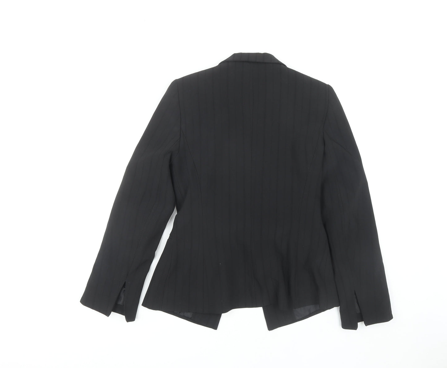 Bay Women's Black Blazer, Size 10, Pinstripe Suit Jacket