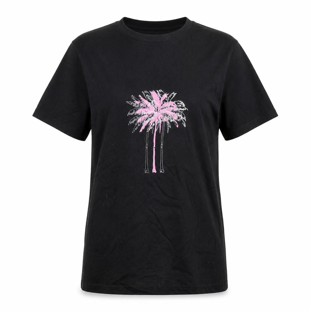 JK Attire Women's Black XS Cotton T-Shirt