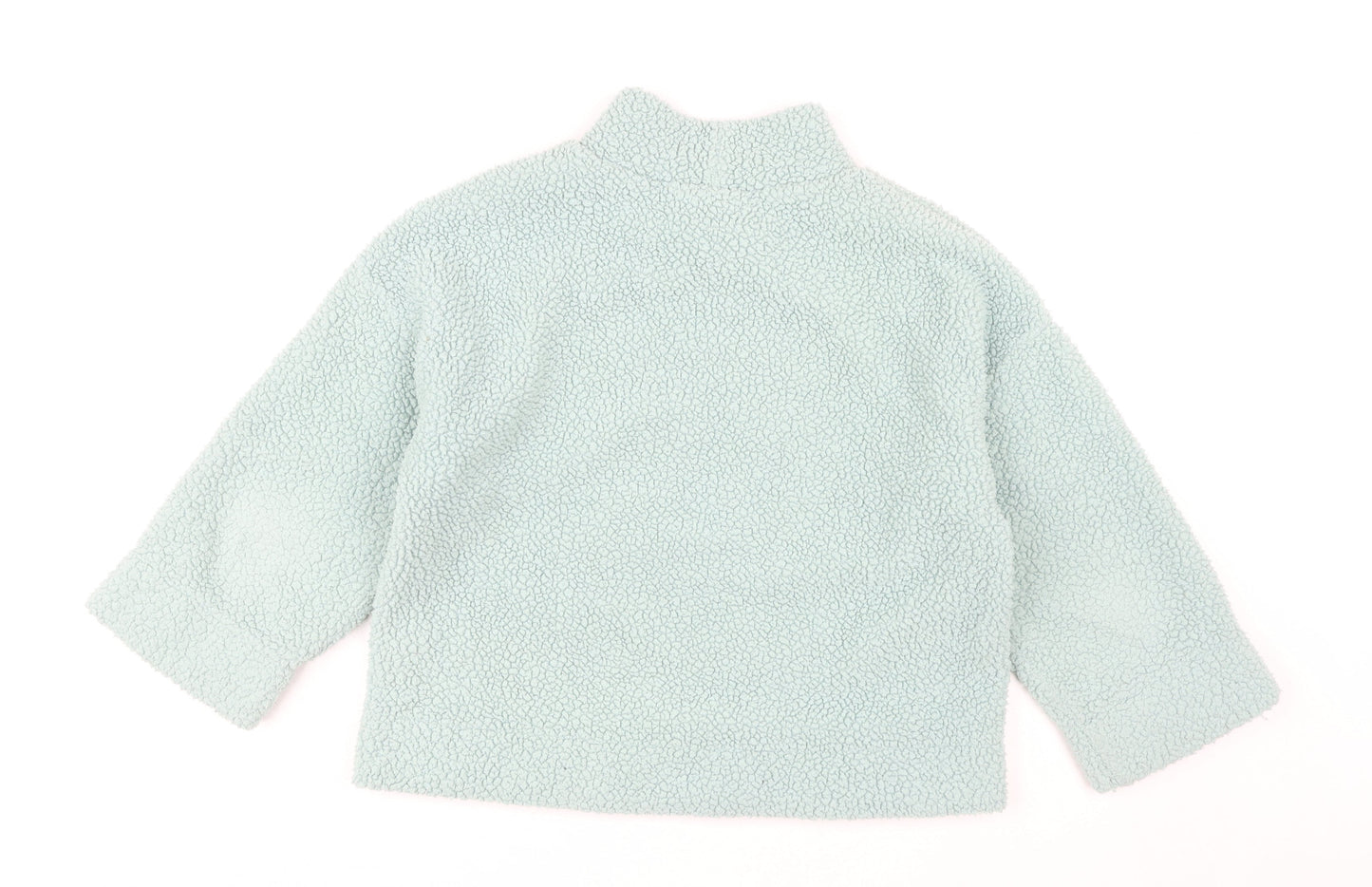 GAP Women's Blue Relaxed Fleece Sweatshirt S