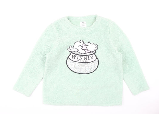 Disney Women Green Fleece Jumper Size 14-16