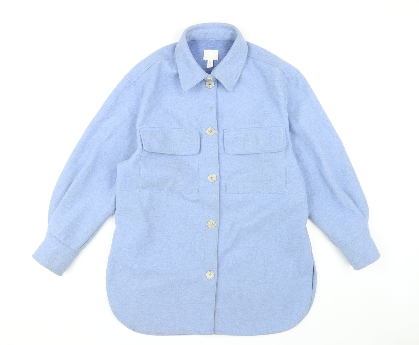 H&M Men's Blue Basic Jacket XS Spring Casual