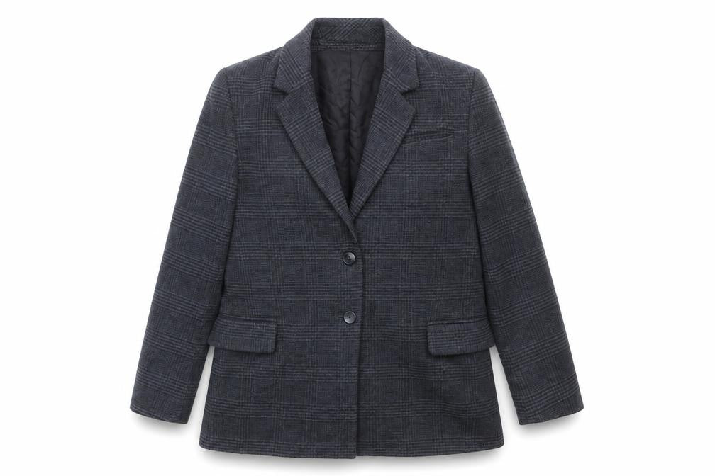 Modetrotter Women's Black Check Blazer Size 12