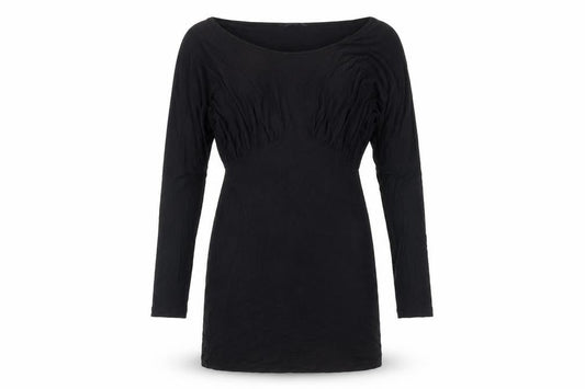 French Connection Women's Black Long Sleeve Dress, Size 14