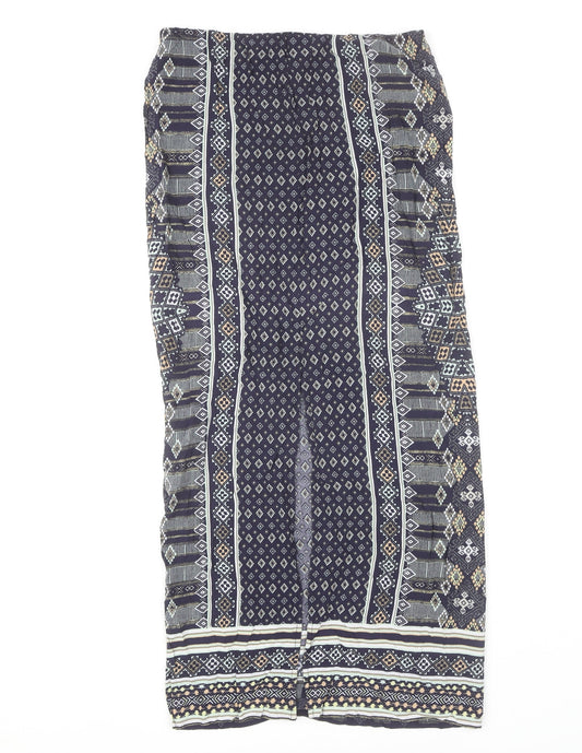 Warehouse Women's Size 8 Geometric Multicoloured Skirt