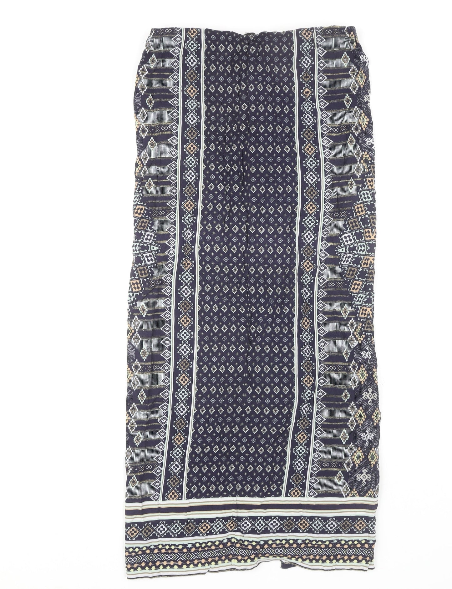 Warehouse Women's Size 8 Geometric Multicoloured Skirt