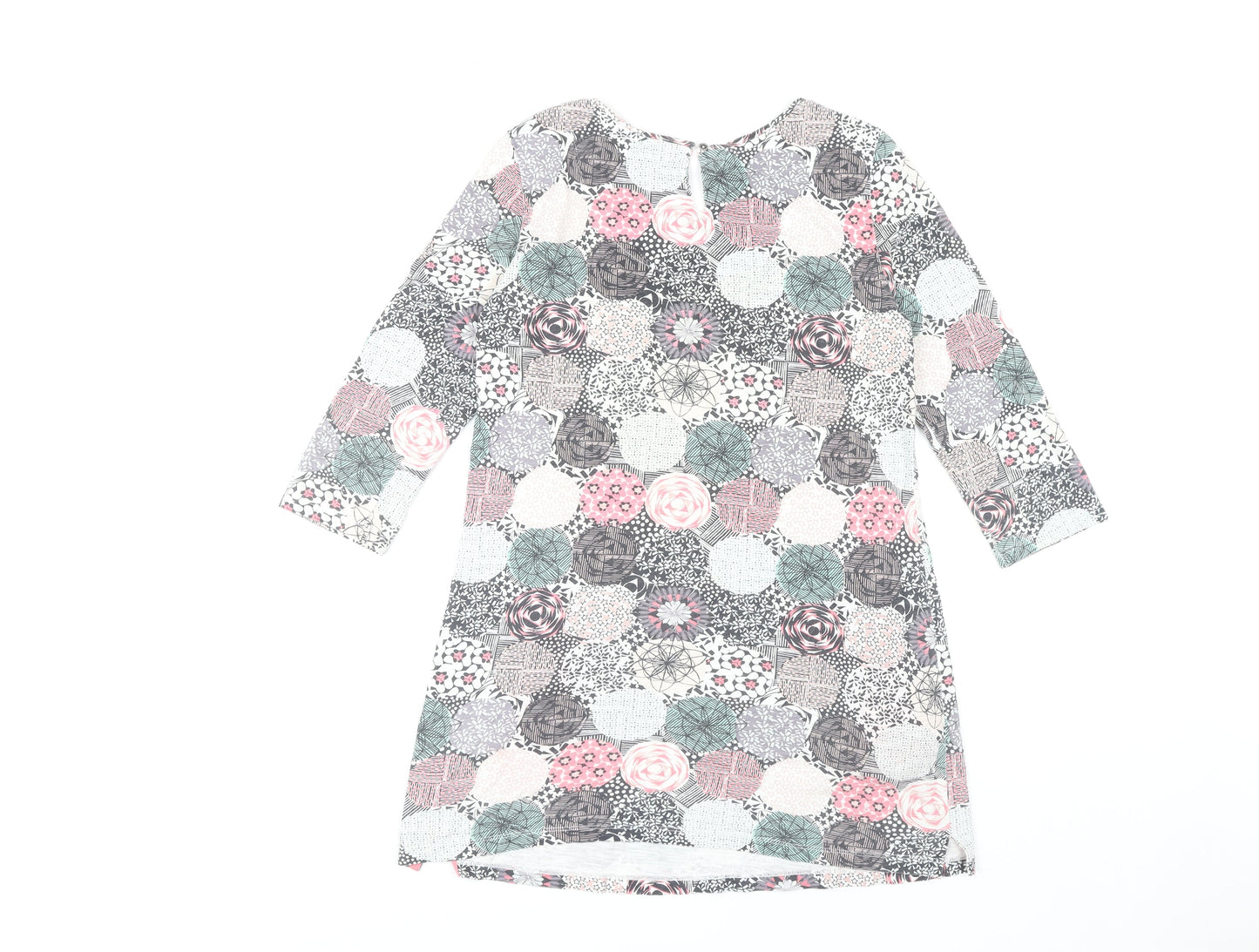 White Stuff Women's Multicoloured Floral Tunic Top Size 10
