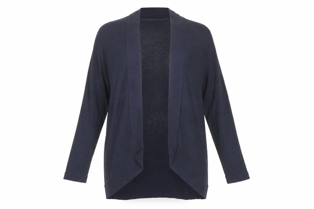 Marks & Spencer Women's Blue Open Front Cardigan Size 14