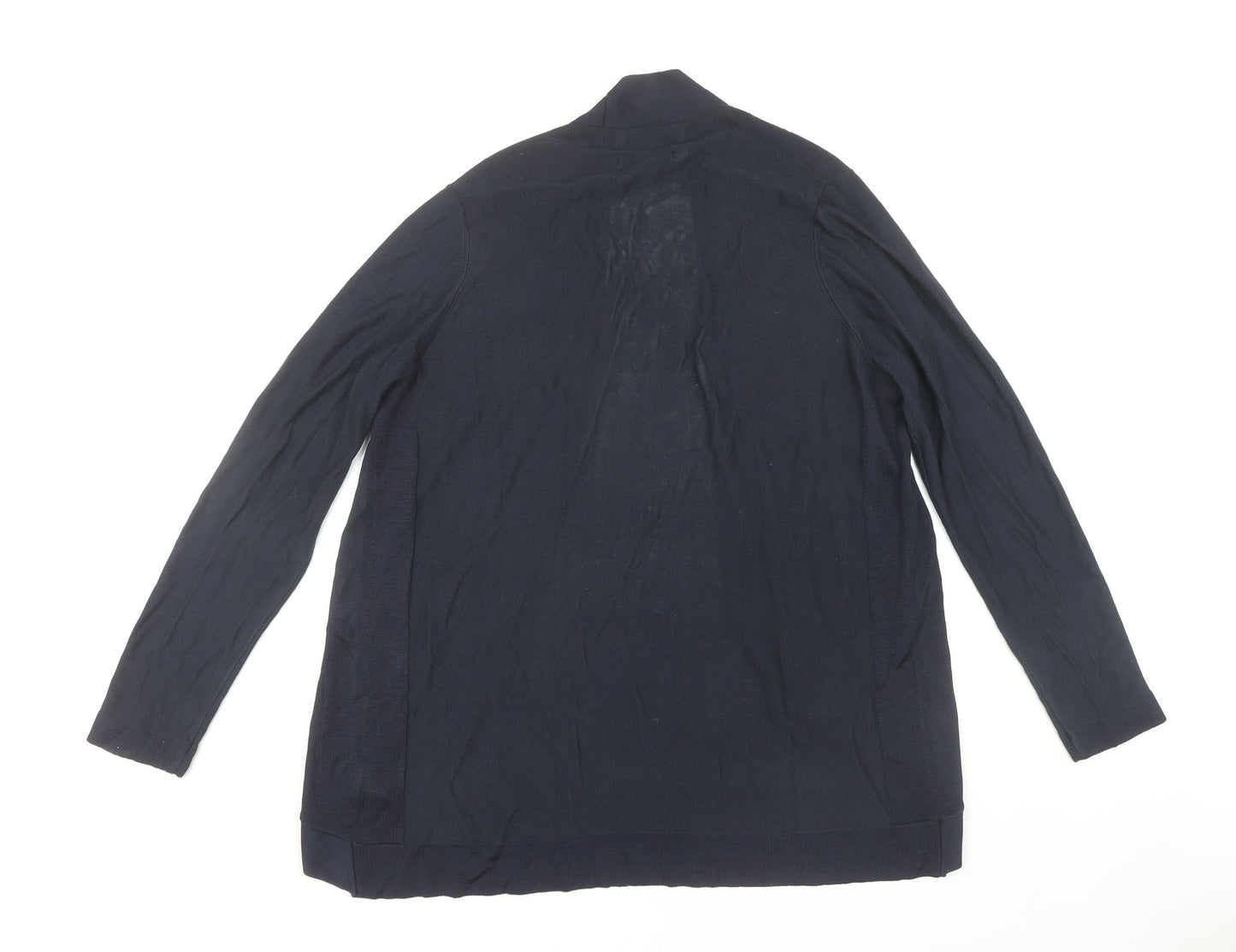 Marks and Spencer Women's Blue Open Front Cardigan Size 14