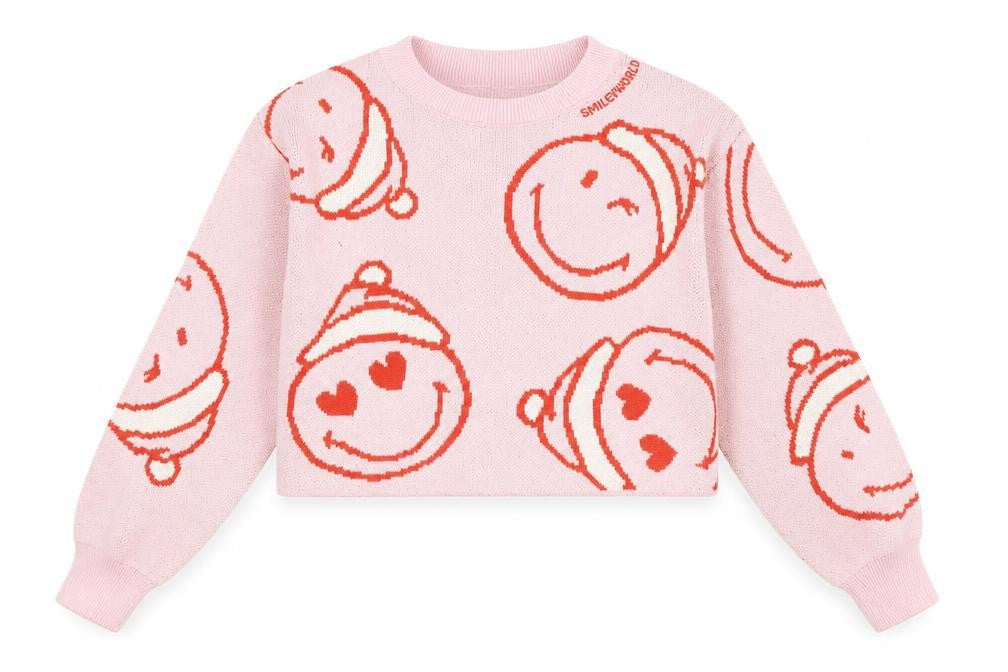 H&M Girls Pink Pullover Jumper, 9-10 Years, Autumn Winter