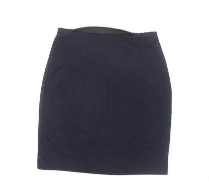 Back view of Roman Women's Black Pencil Skirt, size 12