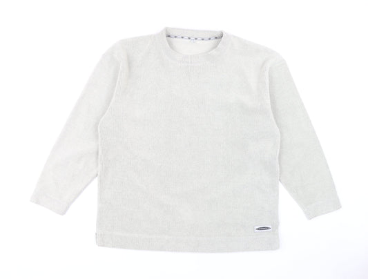 Freespirit Men's Ivory Knit Pullover Sweatshirt M
