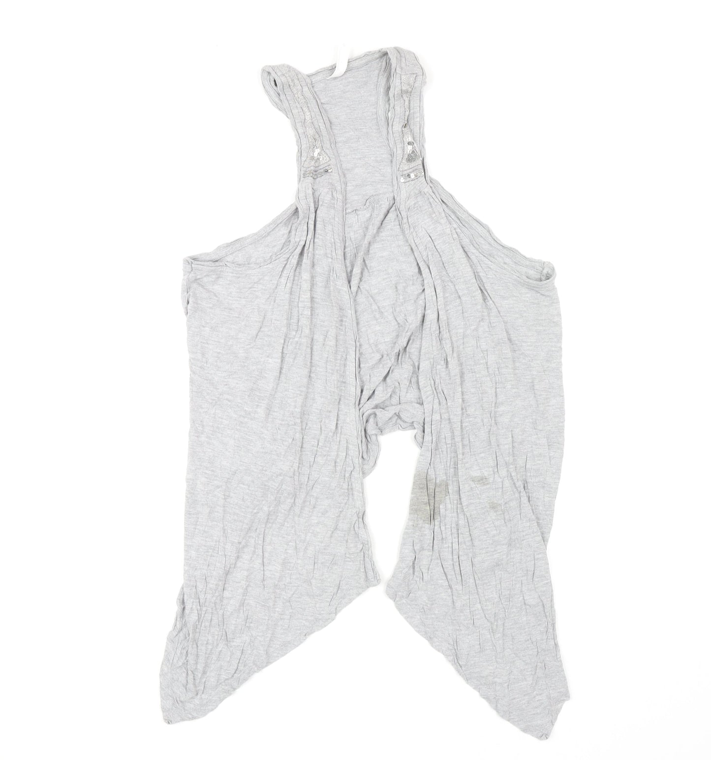 Marks and Spencer Women's Grey Sleeveless Cape, Size 18