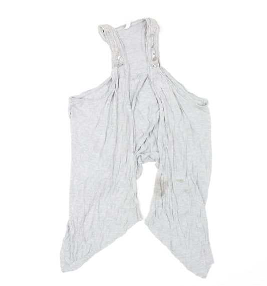 Marks and Spencer Women's Grey Sleeveless Cape, Size 18