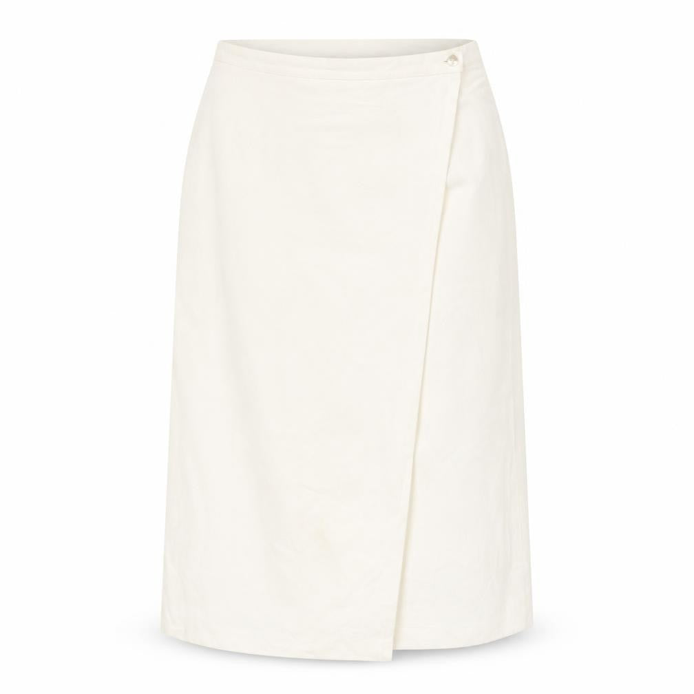 Julieann Heath Women’s Ivory Long Wrap Skirt