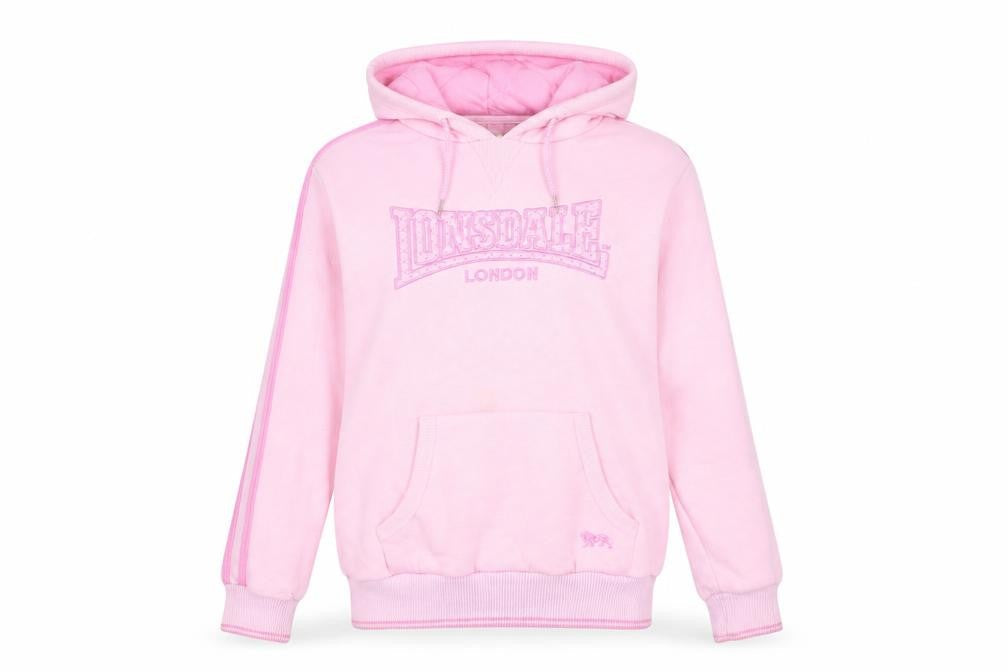 Lonsdale Women's Pink Hoodie, Size 10, Casual Wear