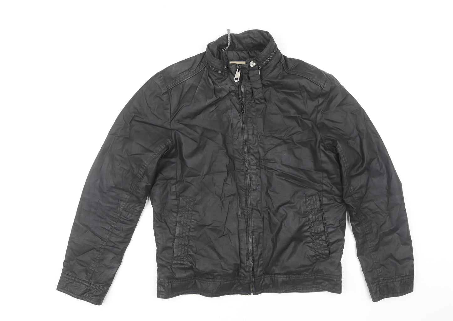 John Lewis Men's Black Jacket S Collared