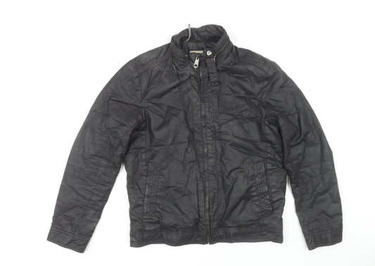 John Lewis Men's Black Jacket S Collared