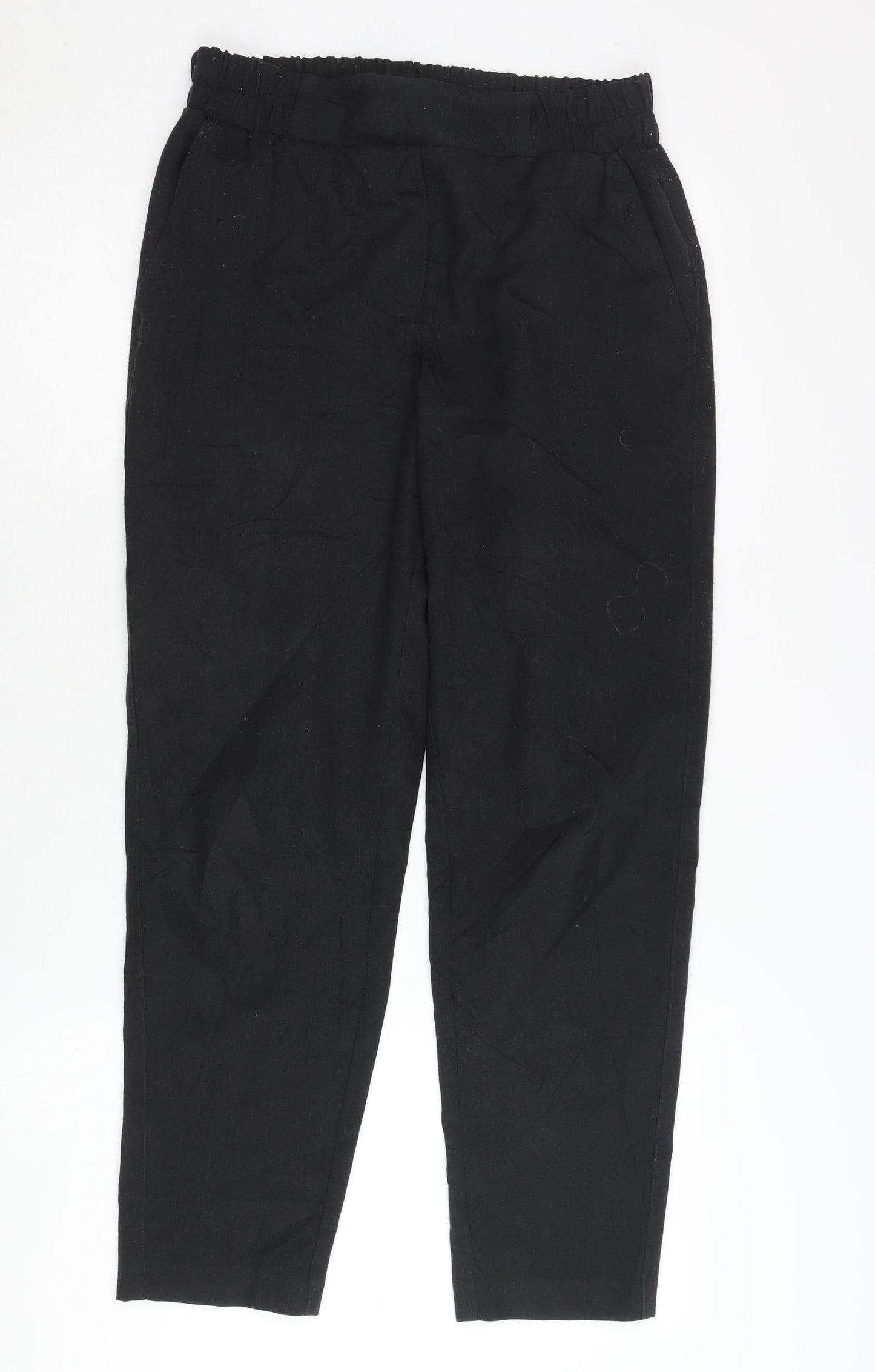 Dorothy Perkins Women's Black Straight Trousers Size 8