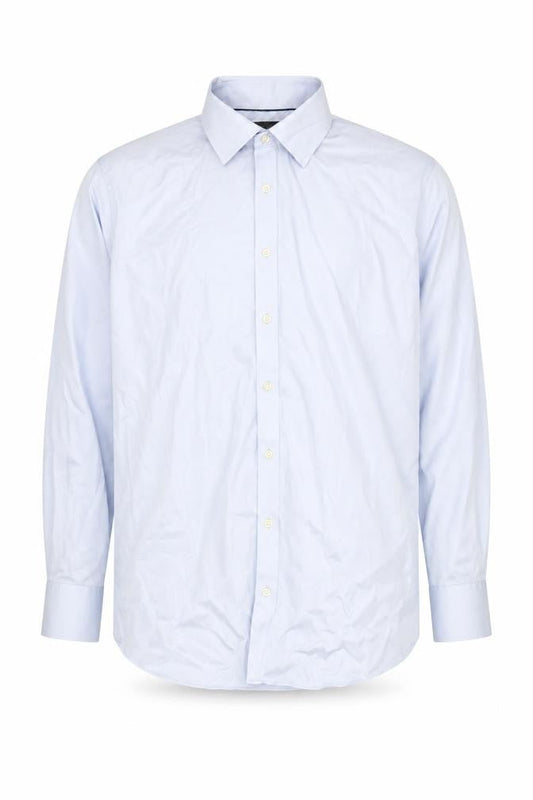 Marks & Spencer Men's Blue Long Sleeve Dress Shirt