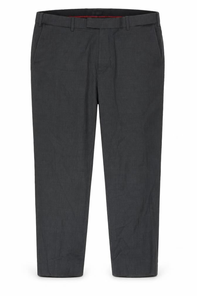 Marks & Spencer Men's Grey Regular Trousers 40