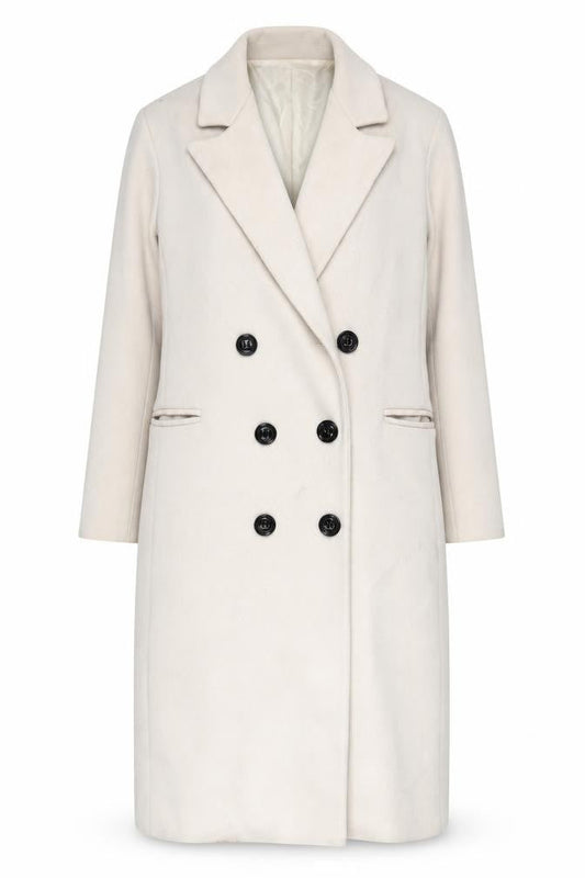 PRETTYLITTLETHING Beige Women's Overcoat Size 10