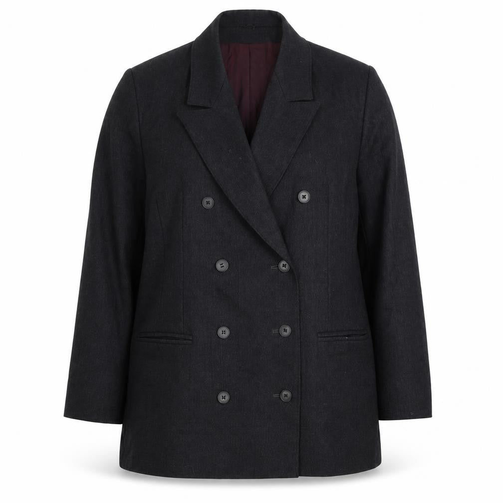 Bickler Women's Black Wool Blazer Size 14