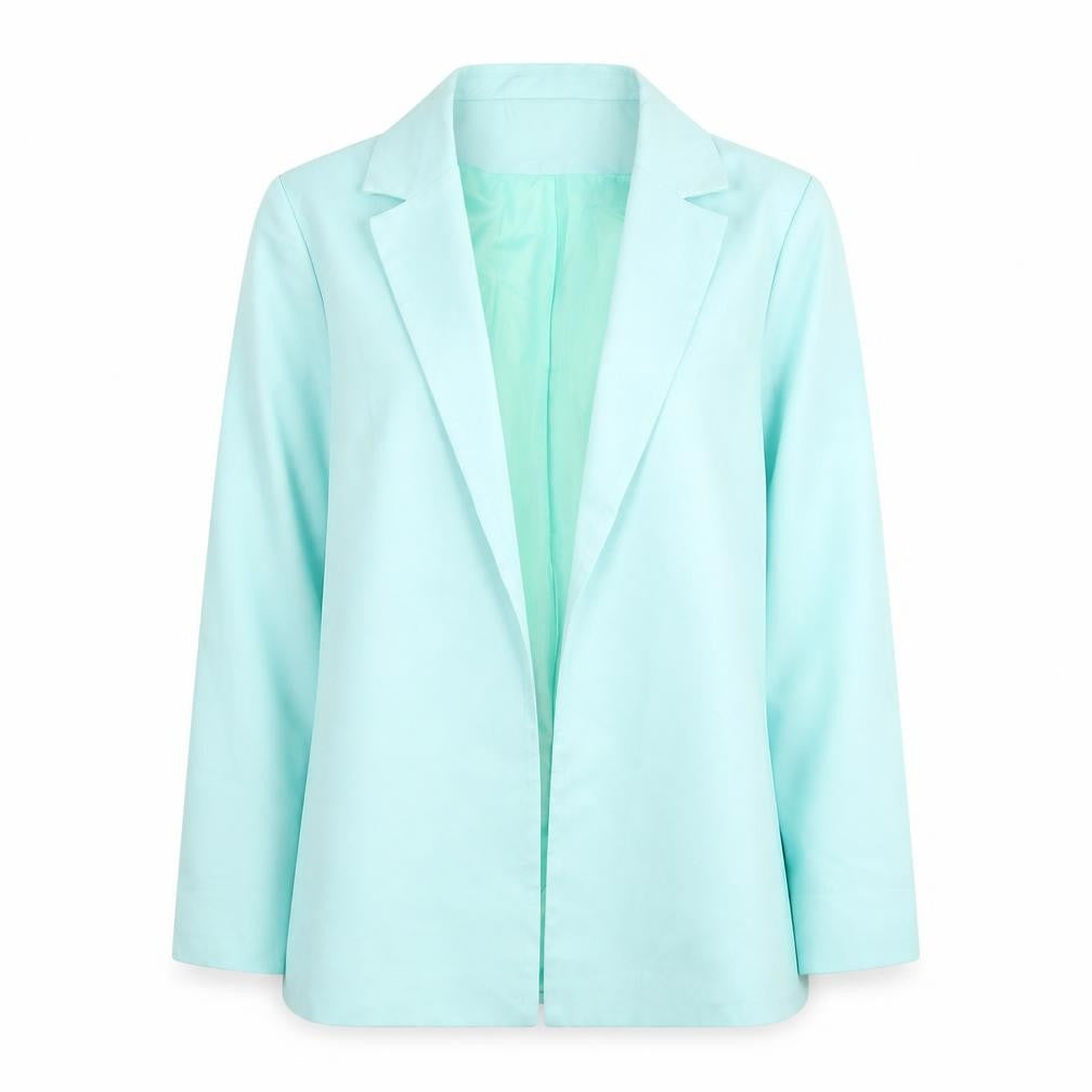 Missguided Women's Blue Blazer UK 12 Notch Lapel
