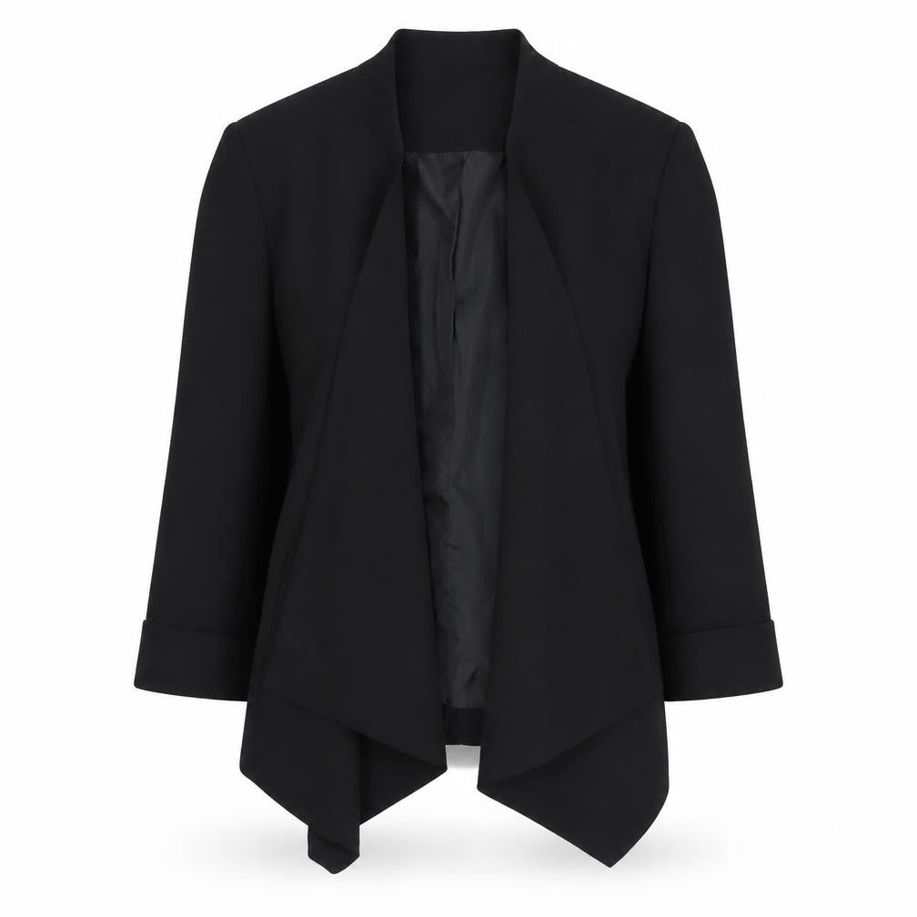 Warehouse Women's Black Blazer UK 8 Regular Fit