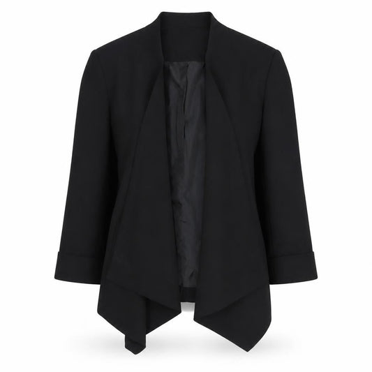 Warehouse Women's Black Blazer UK 8 Regular Fit