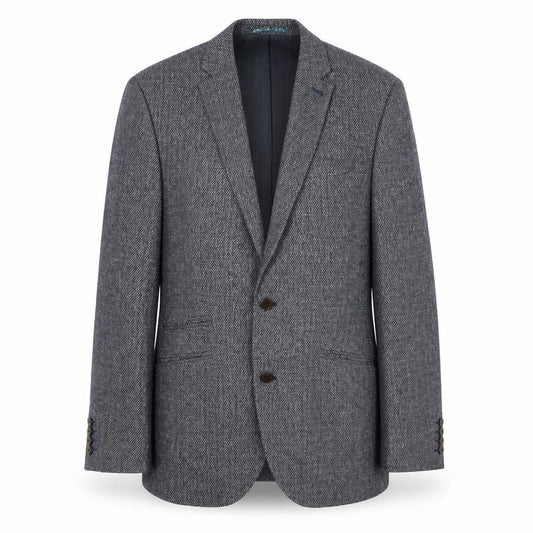 Front view of Next Men's Grey Blazer 38 Regular Single-Breasted