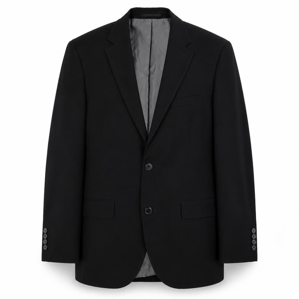 Next Men's Black Regular Fit Blazer, Size 36