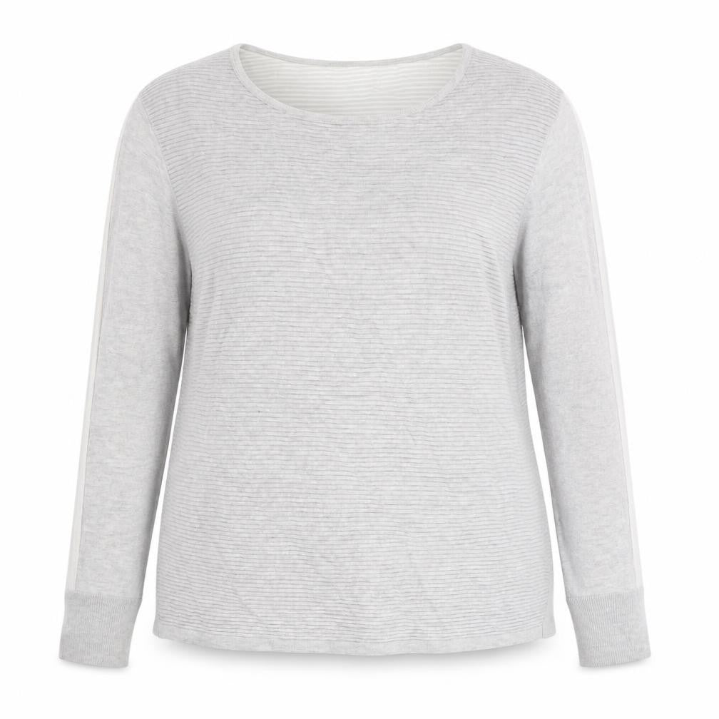 Mint Velvet Women's Grey Striped Cardigan Size 16