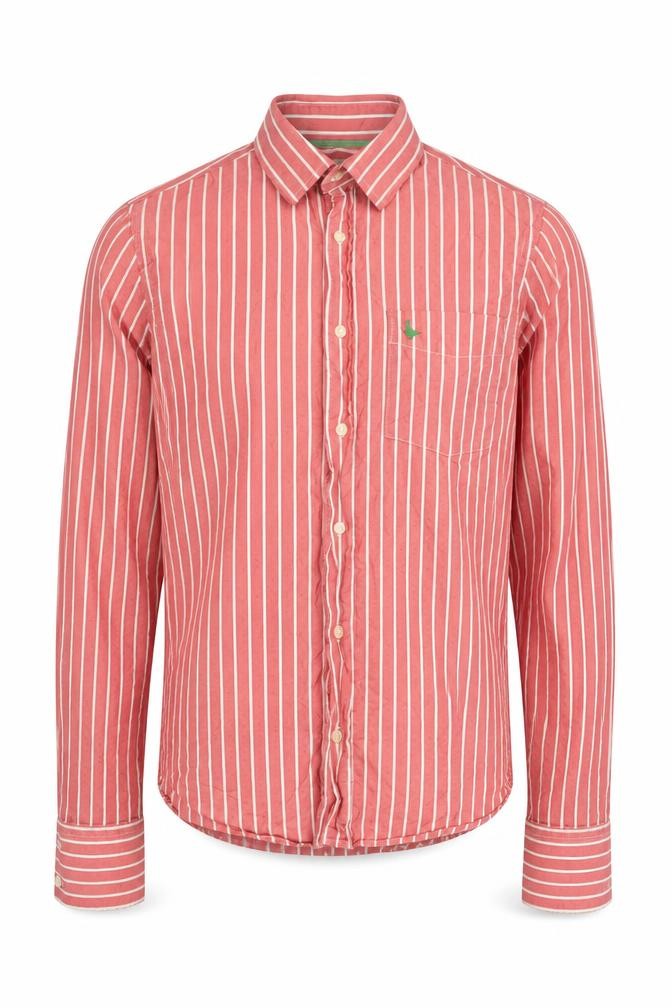 Jack Wills Men's Pink Striped Shirt XS