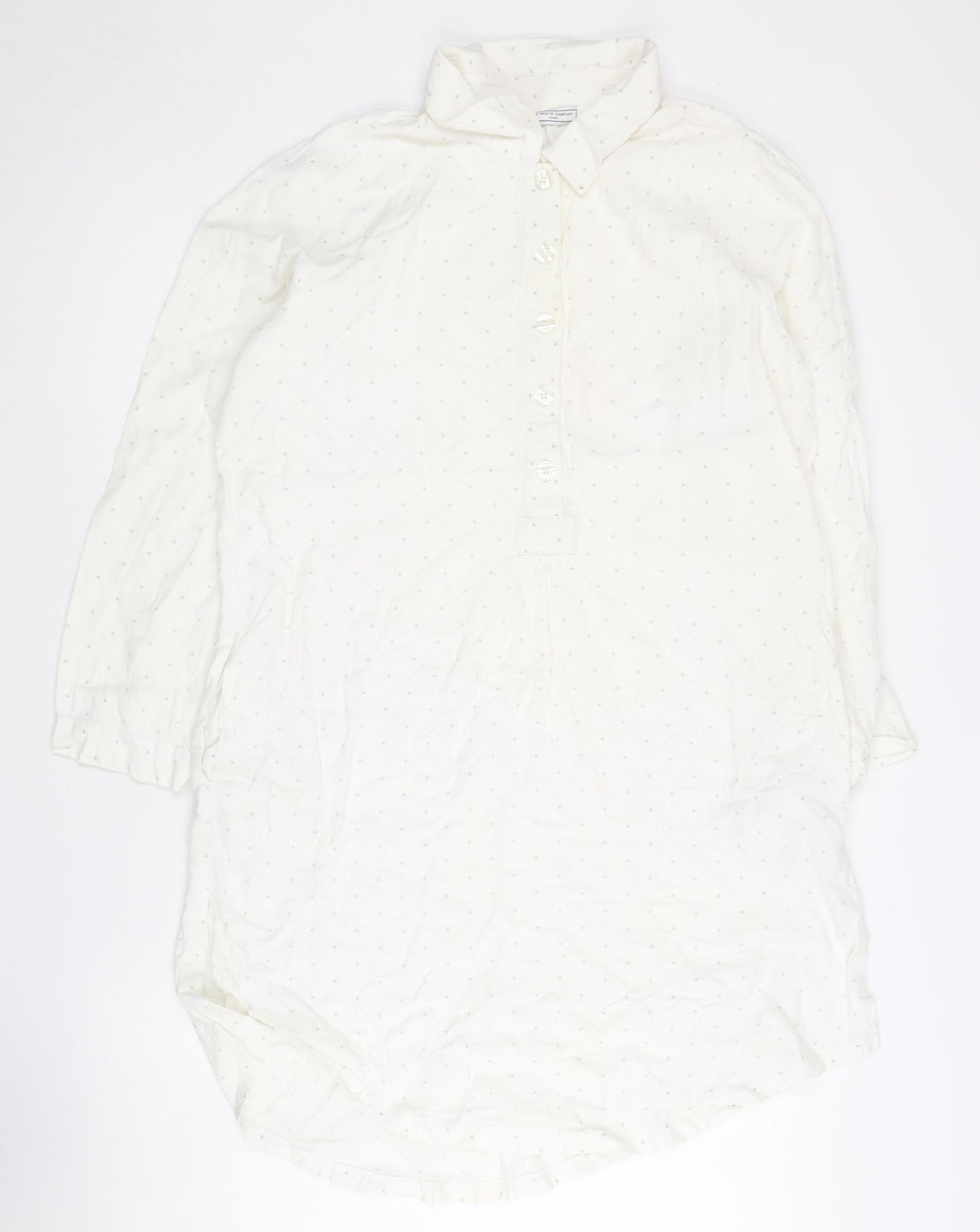 The White Company Women's White S Shirt Dress