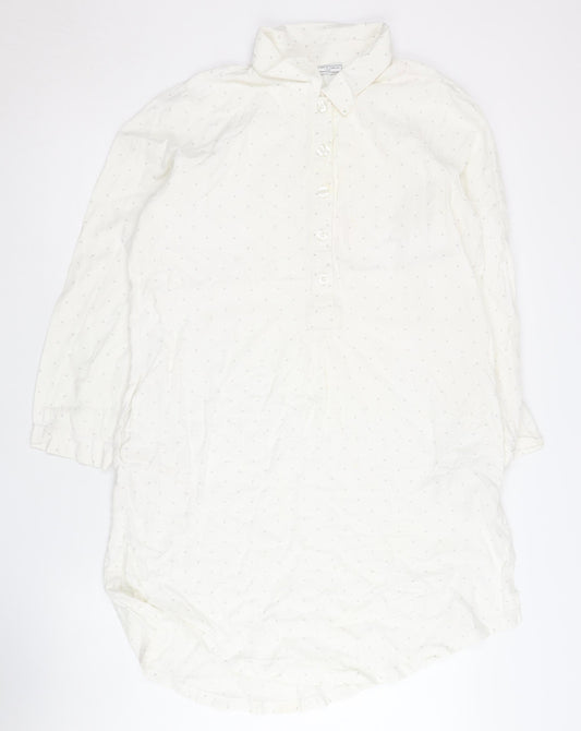 The White Company Women's White S Shirt Dress
