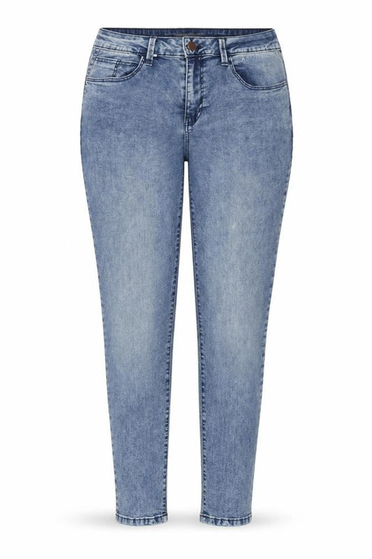 Denim Co. Women's Blue Skinny Jeans Size 14