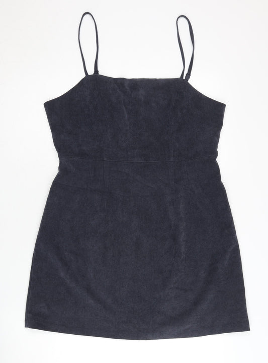 Cooperative Women's Black Slip Dress Size L
