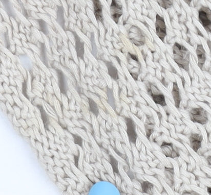 Old Navy Women's Beige Open-Knit Shrug - Size L