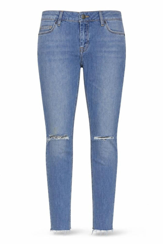 Denim Co. Women's Blue Skinny Jeans Size 8