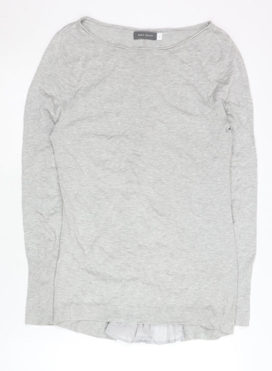 Mint Velvet Women's Grey Pullover Jumper Size 10