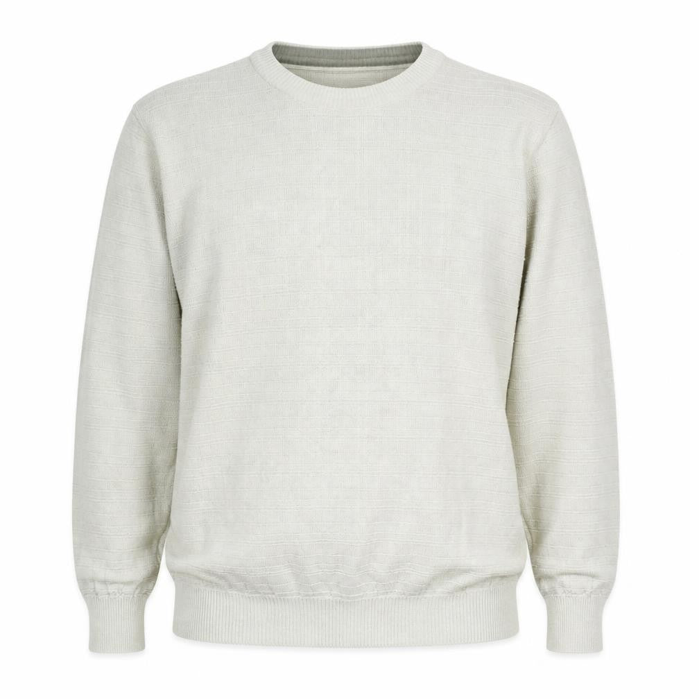 Marks & Spencer Ivory Crew Neck Jumper - Small