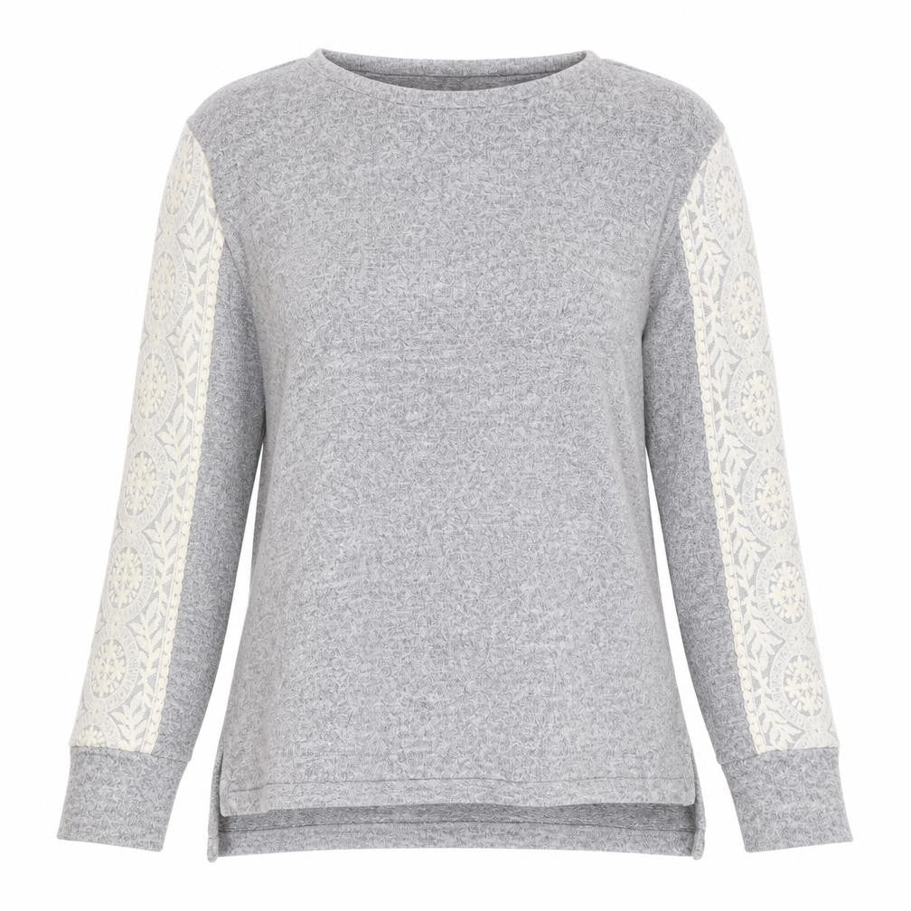 Flora Nikrooz Women's Grey Pullover Jumper M