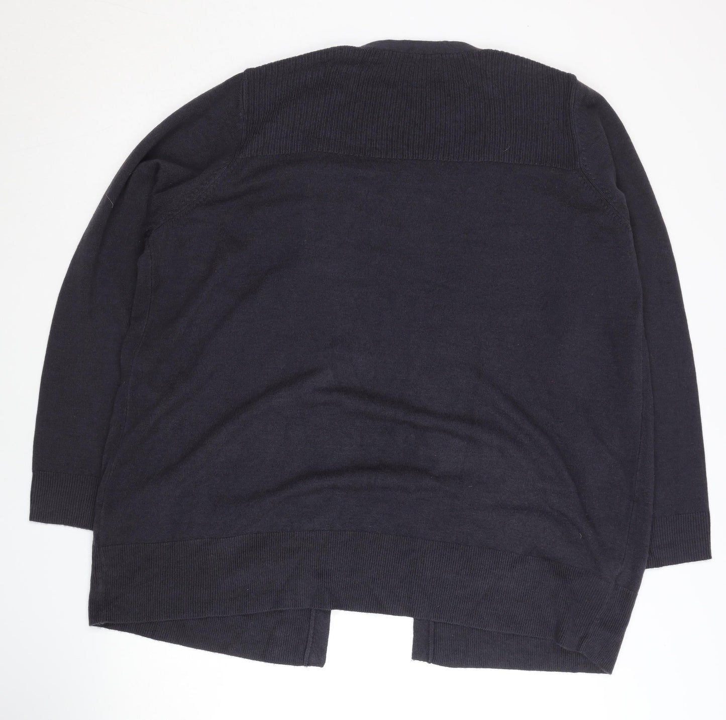 Marks and Spencer Women's Black Open Front Cardigan XL