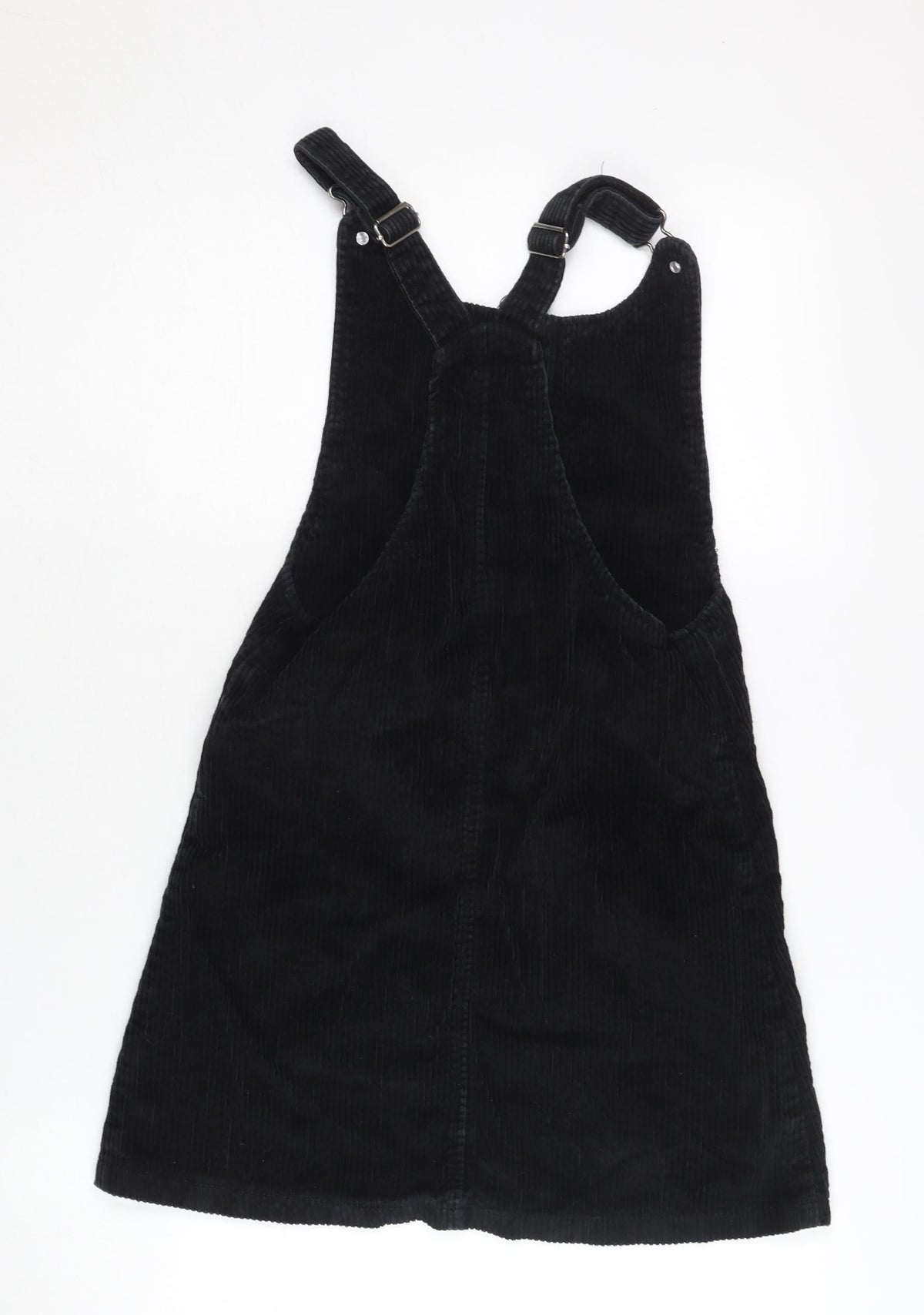 F&F Girls' Black Pinafore Dress, Size 11-12 Years